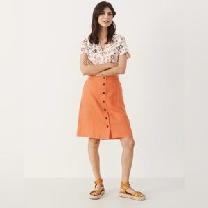 Copenhagen Part Two Linen Skirt Size 32 (US 2) NWT 🍊🍊🍊